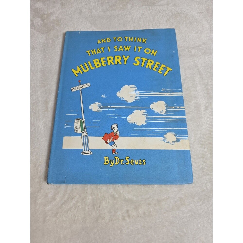 And To Think That I Saw It On Mulberry Street Dr Seuss 1937 Banned OOP Vintage